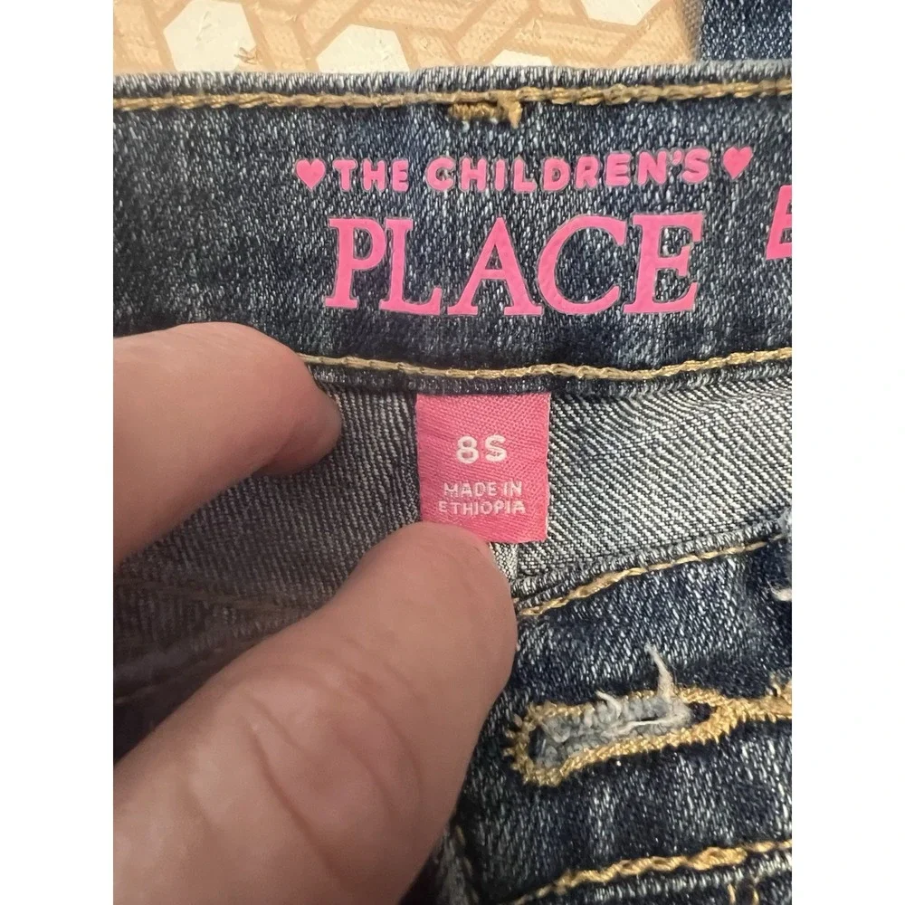 Children's Place Youth Girl's Size 8 Jeans Adjustable Waist Boot Cut‎